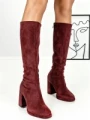 Cizme Dama cu Toc 6GS1 WINE | MEI
