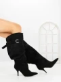 Cizme Dama cu Toc 6XKK5 BLACK | MEI