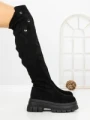 Cizme Dama cu Platforma 66WL32 BLACK | MEI
