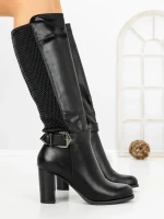 Cizme Dama cu Toc 78-2 BLACK | VIVIRICH