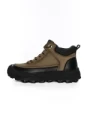 Ghete Barbati din piele naturala E18013 KHAKI | ADVANCER