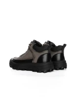 Ghete Barbati din piele naturala E18013 GREY | ADVANCER