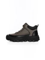 Ghete Barbati din piele naturala E18013 GREY | ADVANCER