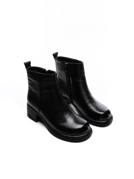 Ghete Dama din piele naturala 3216 BLACK | ADVANCER
