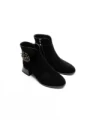 Ghete Dama din piele naturala K192-259R BLACK | ADVANCER