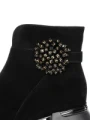 Ghete Dama din piele naturala K192-259R BLACK | ADVANCER