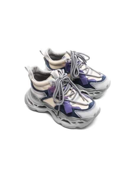 Pantofi Sport Dama din piele naturala HY6322 BLUE-PURPLE | ADVANCER