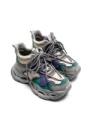 Pantofi Sport Dama din piele naturala HY6322 LIGHT GREEN-PURPLE | ADVANCER