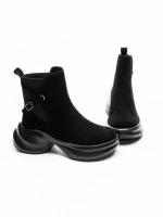 Ghete Dama din piele naturala 23-2643-3 BLACK | ADVANCER
