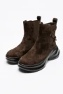 Ghete Dama din piele naturala 23-2643-3 COFFEE | ADVANCER