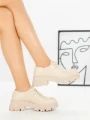 Pantofi Casual Dama 68278 BEIGE | CM