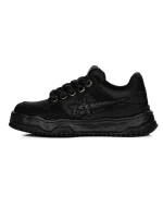 Pantofi Sport Barbati din piele naturala 8132X BLACK | ADVANCER