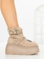 Ghete Dama cu Platforma 56WL15 APRICOT | MEI