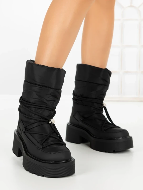 Ghete Dama C-319 BLACK | STEPHAN