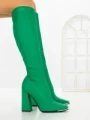 Cizme Dama cu Toc C-239 GREEN | STEPHAN