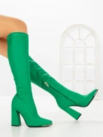 Cizme Dama cu Toc C-239 GREEN | STEPHAN