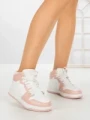 Sneakers Dama F005-5 WHITE-PINK | COSTA SOL