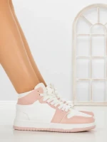 Sneakers Dama F005-5 WHITE-PINK | COSTA SOL