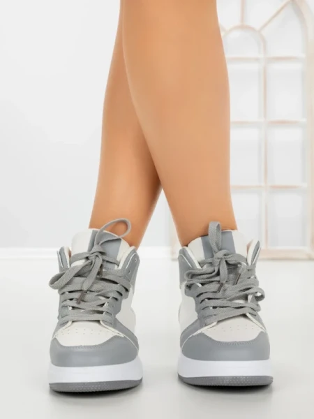 Sneakers Dama F005 WHITE-GREY | COSTA SOL