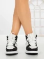 Sneakers Dama F005 WHITE-BLACK | COSTA SOL