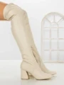 Cizme Dama cu Toc LQ-42 BEIGE | STEPHAN