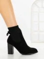 Botine cu Toc Gros 68192 BLACK | CM