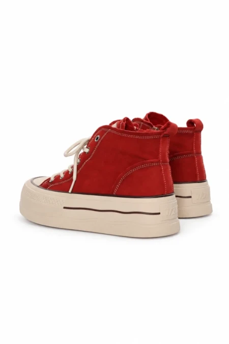 Pantofi Sport Dama din piele naturala 65389-1 RED | ADVANCER