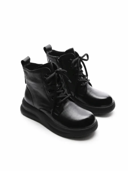 Ghete Dama din piele naturala 50382-2 BLACK | ADVANCER