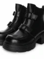Ghete Dama din piele naturala 7194-6 BLACK | ADVANCER