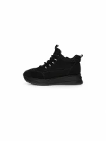 Ghete Dama din piele naturala A007 BLACK | ADVANCER