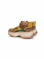 Pantofi Sport Dama din piele naturala HD7673 KHAKI-YELLOW | ADVANCER