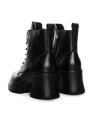Ghete Dama din piele naturala M5307 BLACK | ADVANCER
