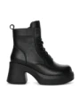Ghete Dama din piele naturala M5307 BLACK | ADVANCER