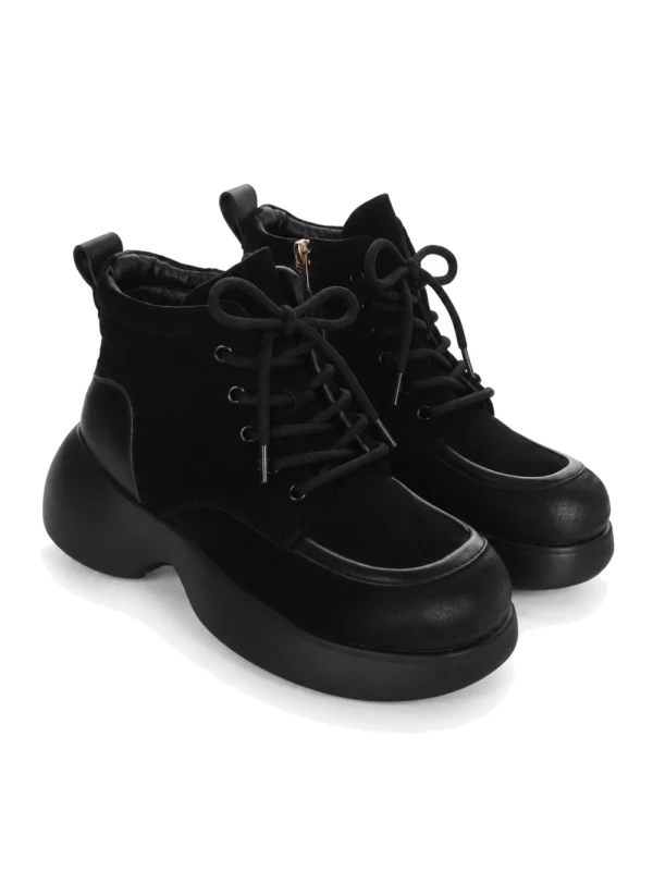 Ghete Dama din piele naturala 1575-2 BLACK | ADVANCER