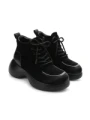 Ghete Dama din piele naturala 1575-2 BLACK | ADVANCER