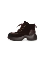 Ghete Dama din piele naturala 1575-2 BROWN | ADVANCER