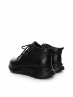 Ghete Barbati din piele naturala 35600 BLACK | ADVANCER