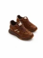 Pantofi Sport Dama din piele naturala M7066 BROWN | ADVANCER