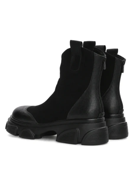 Ghete Dama din piele naturala 2202-1 BLACK | ADVANCER