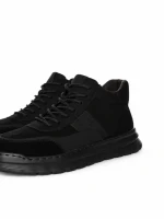 Ghete Barbati din piele naturala CM611R BLACK | ADVANCER