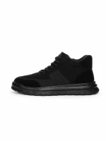 Ghete Barbati din piele naturala CM611R BLACK | ADVANCER