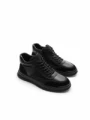Ghete Barbati din piele naturala CM611 BLACK | ADVANCER
