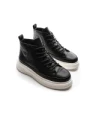 Ghete Barbati din piele naturala 7789 BLACK | ADVANCER