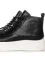Ghete Barbati din piele naturala 7789 BLACK | ADVANCER