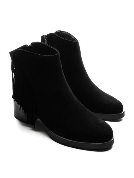 Ghete Dama din piele naturala 963-5 BLACK | ADVANCER
