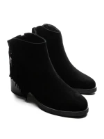 Ghete Dama din piele naturala 963-5 BLACK | ADVANCER