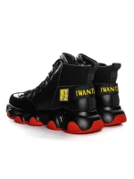 Ghete Barbati din piele naturala 1006-8 BLACK | ADVANCER