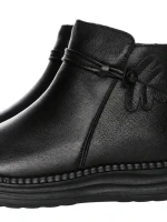 Ghete Dama din piele naturala 2587 BLACK | ADVANCER