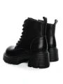 Ghete Dama din piele naturala 3007 BLACK | ADVANCER