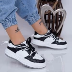 Sportske cipele za žene XJ16 Crna-Bijela | Mei